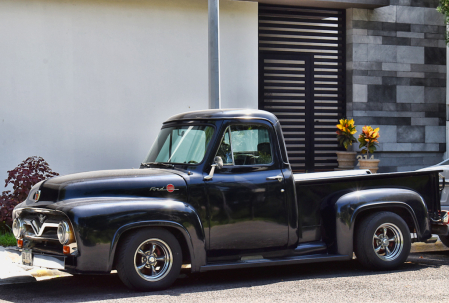 AN OLD FORD PICKUP