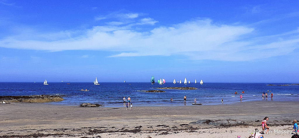 A family day at the beach