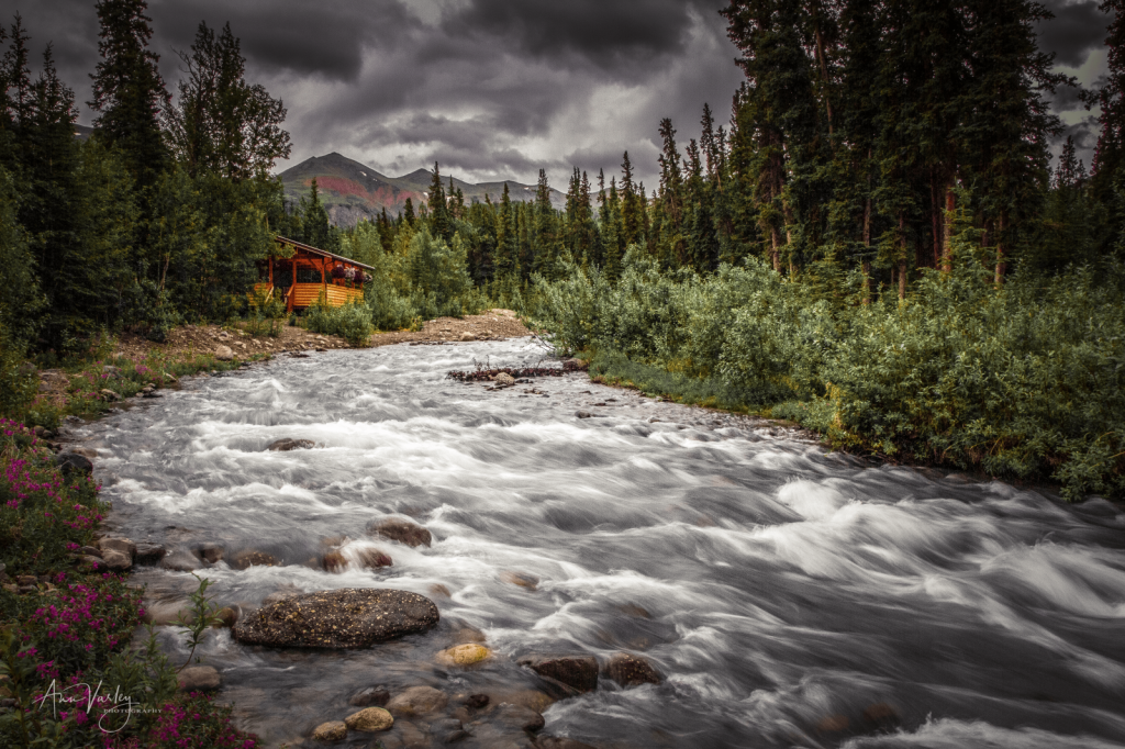 Midnight on a River in Alaska