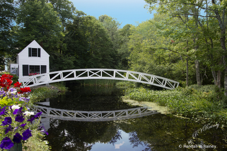 Bridge over creek...