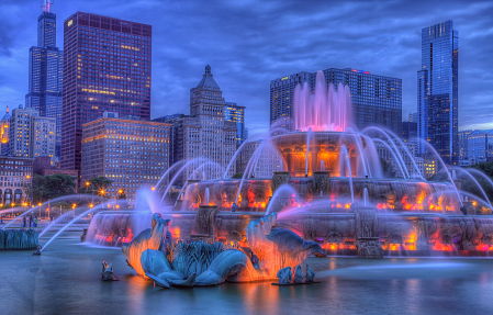 Buckingham Fountain Blues