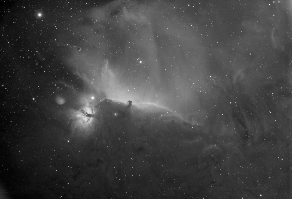 Horsehead and Flame in H-alpha - ID: 15945354 © Greg Harp