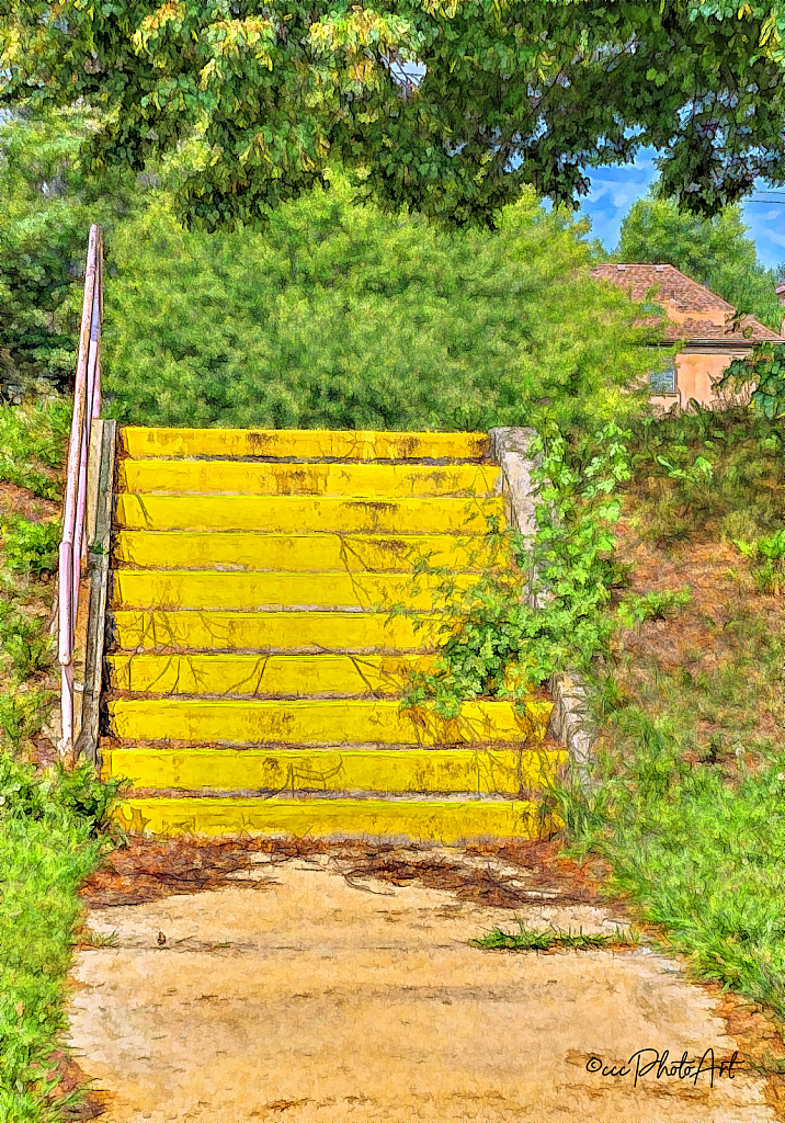 Sunny Stairs - ID: 15945672 © Candice C. Calhoun