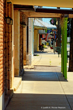 a walk down main street, small town USA..... 