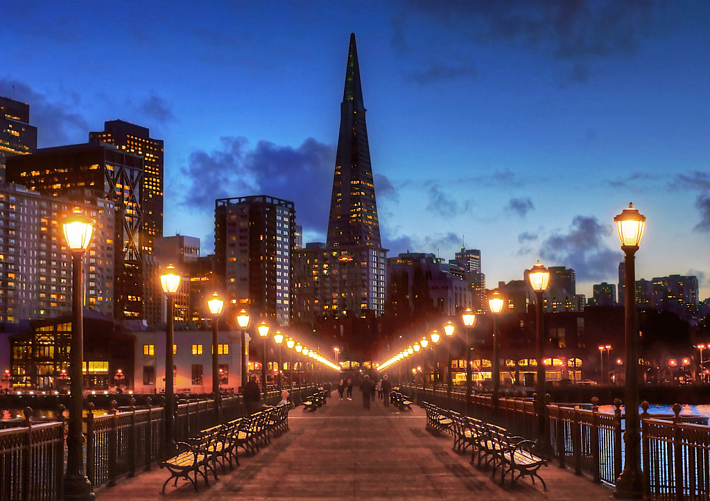 Boardwalk One San Francisco Evening