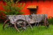 Wagon in red