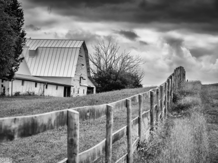 Fence by the old barn