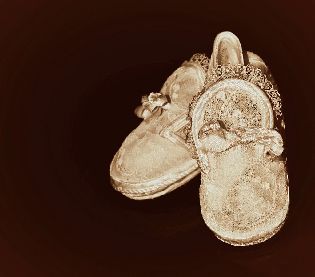 baby`s shoes
