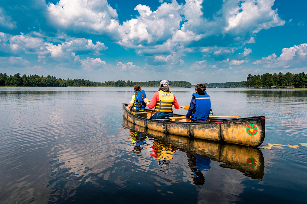 Into the lake