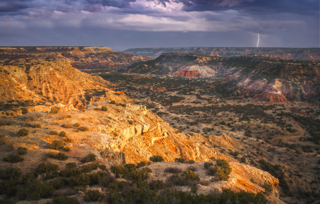 Evening Storm At Palo Duro Canyon