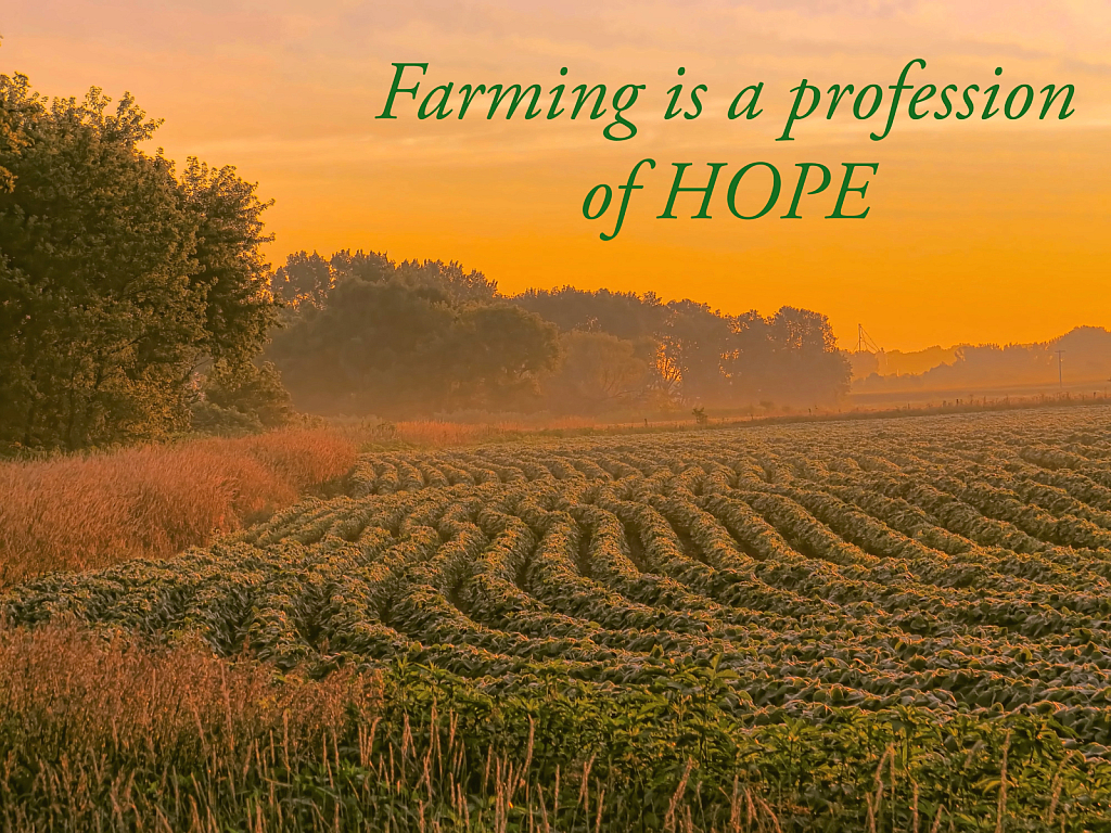 Farming Is A Profession Of Hope