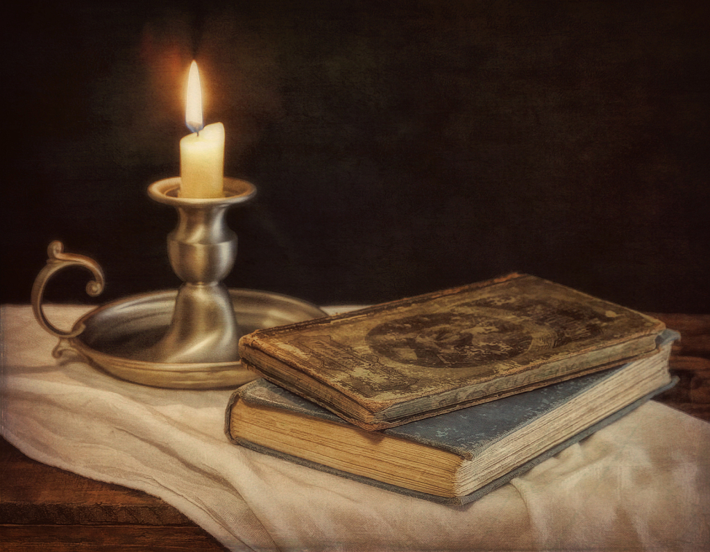 Reading by Candlelight