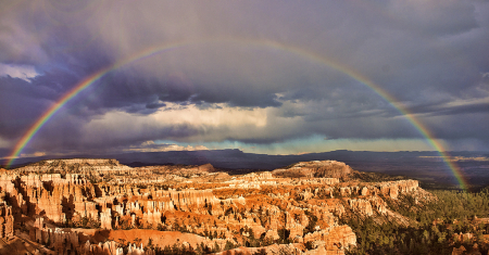 Rainbow Over Bryce Canyon