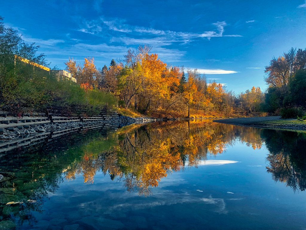 Fall in Elbow River