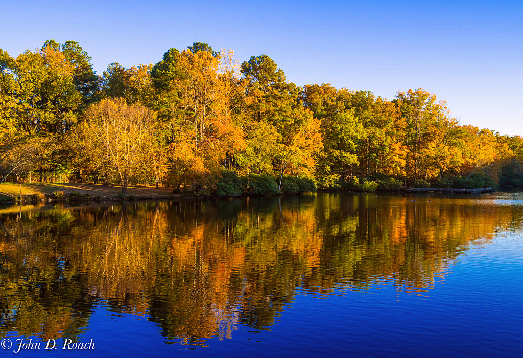 Reflections in Fall at the Lake
