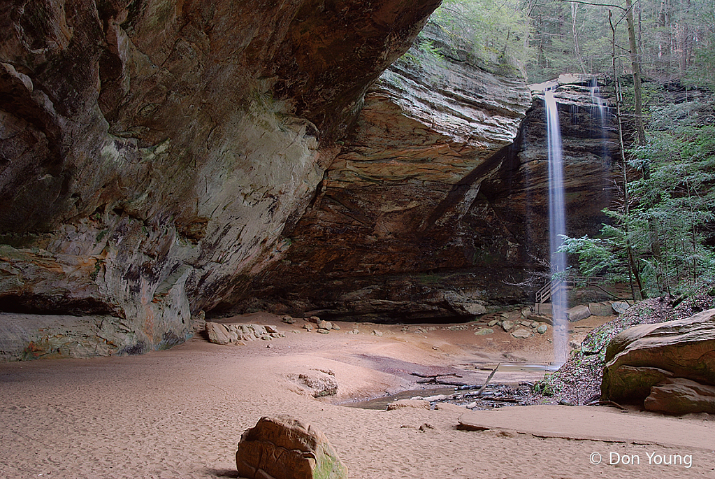 Waterfall At Hocking Hills State Park, OH