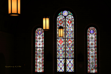 Rear windows - Rose Chapel