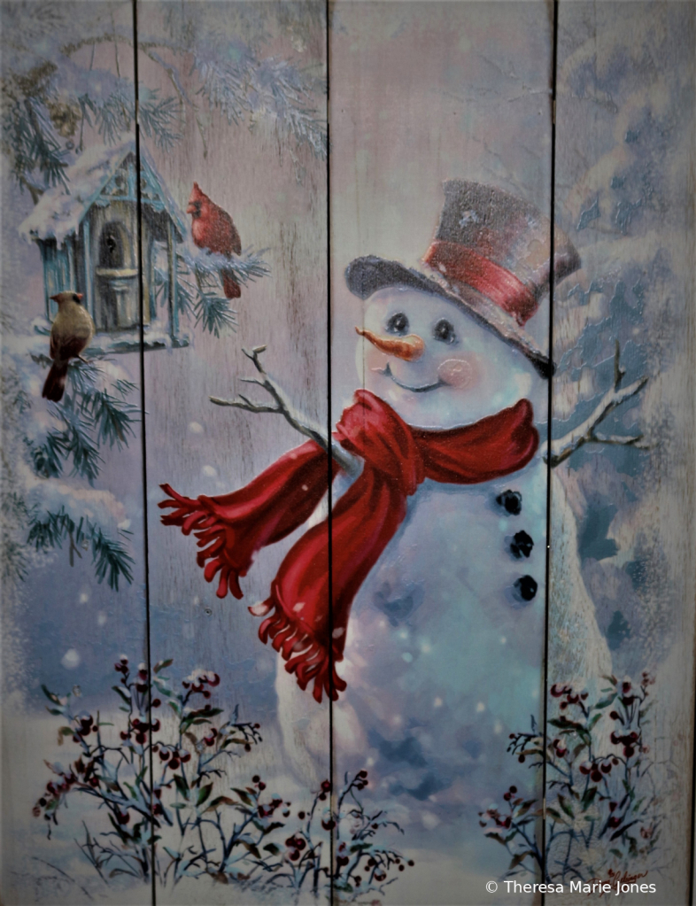 Snowman - ID: 15965642 © Theresa Marie Jones