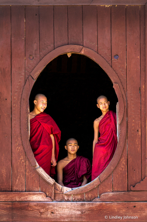 Three Young Monks