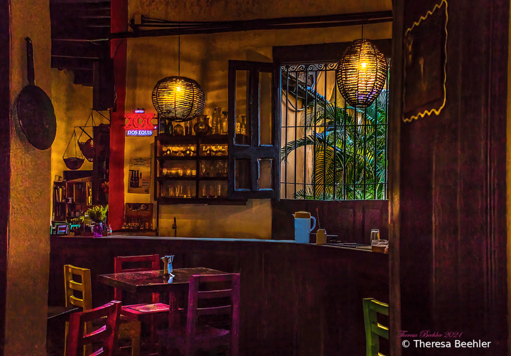 Colorful Mazatlan Bar