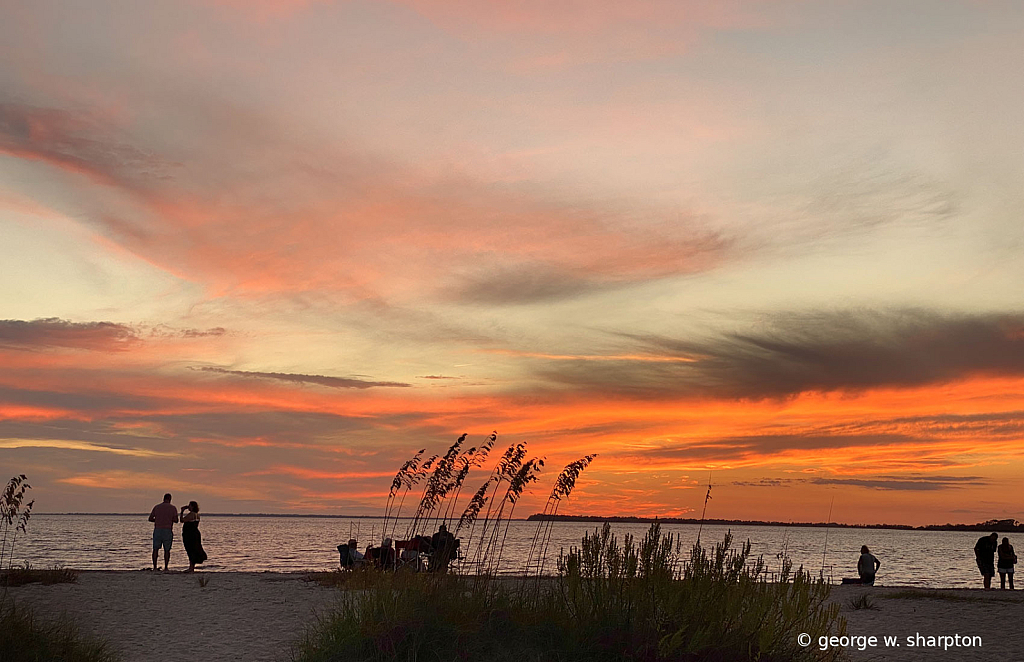 Edisto Beach sunset - ID: 15967564 © george w. sharpton