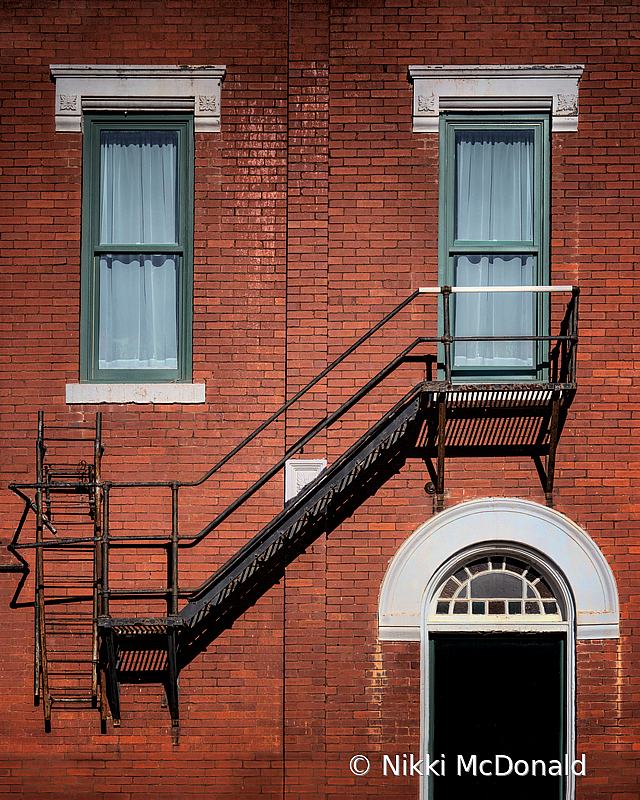 Fire Escape on Brick