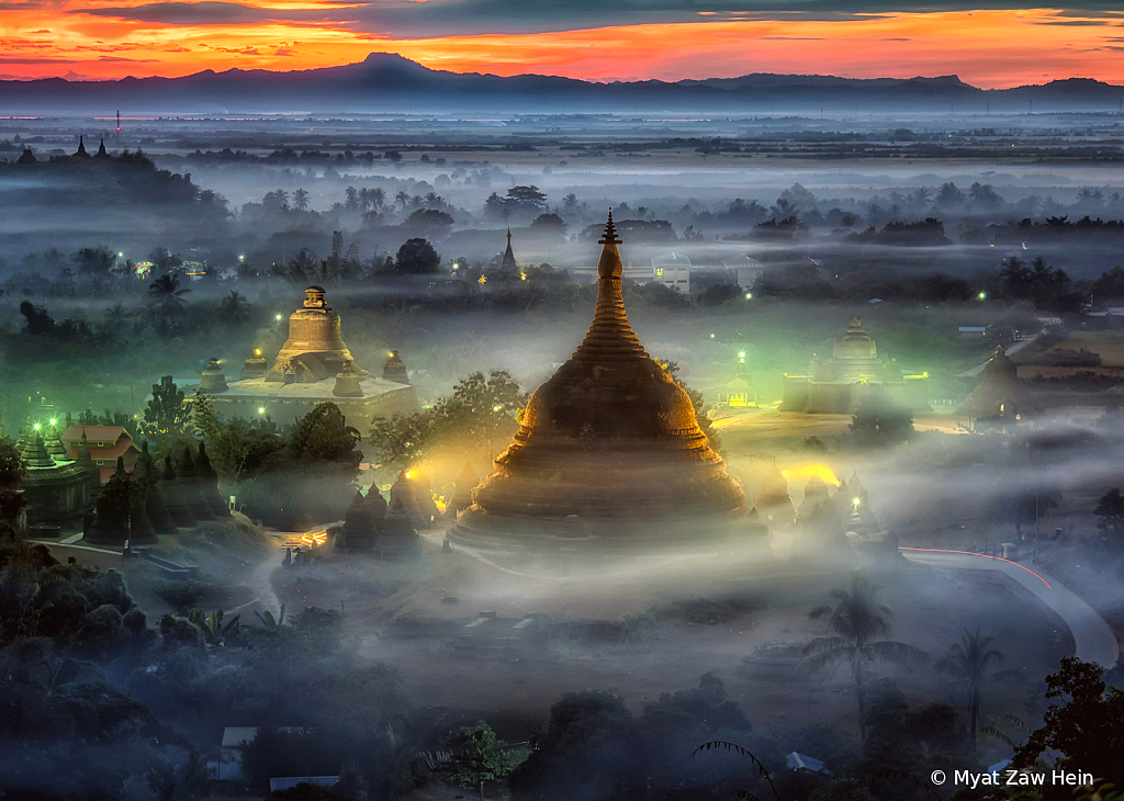 Mrauk Oo Sunset