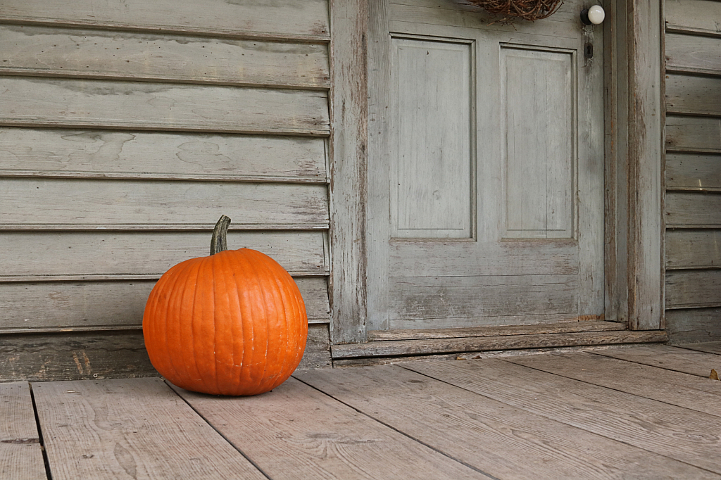 Pumpkin at the Door