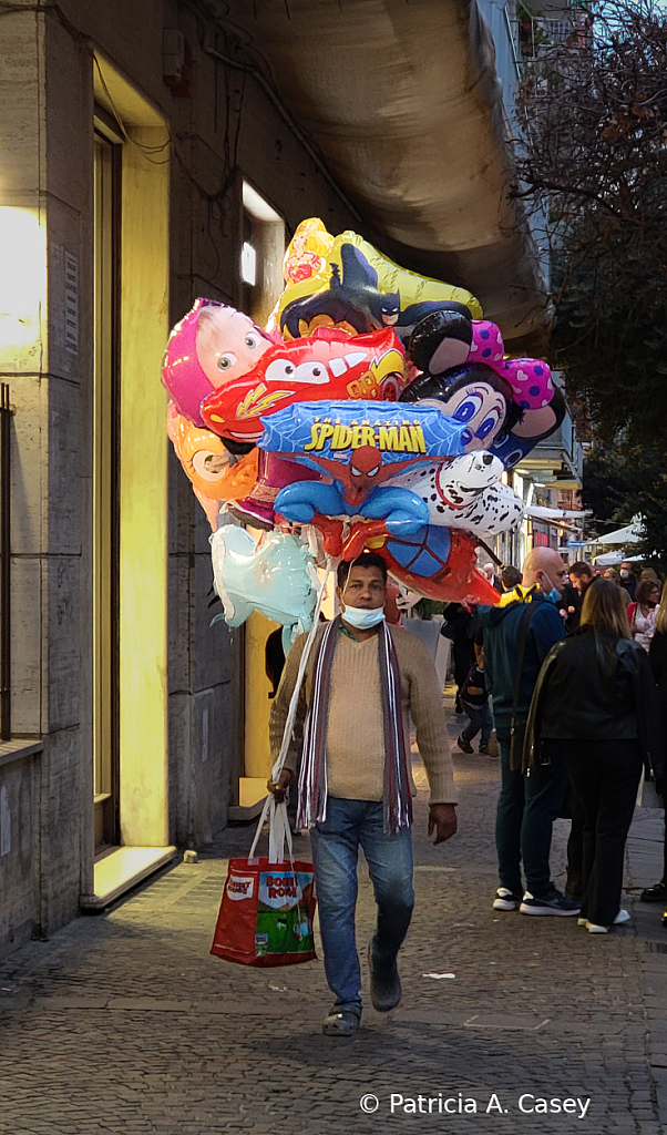 Balloon Man  - ID: 15968787 © Patricia A. Casey