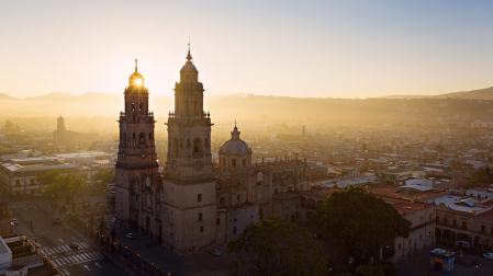 Cathedral del Morelia Michoacán Mexico