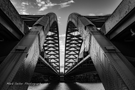 the twin bridges