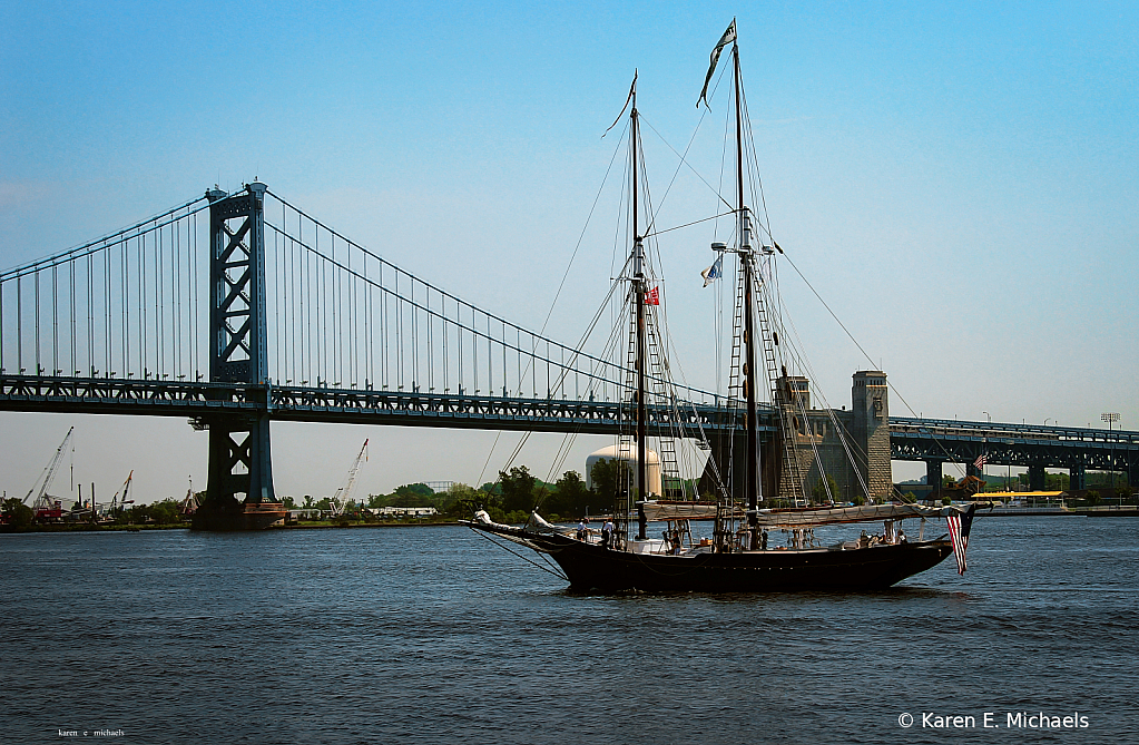 Schooner on the Delaware River - ID: 15975641 © Karen E. Michaels