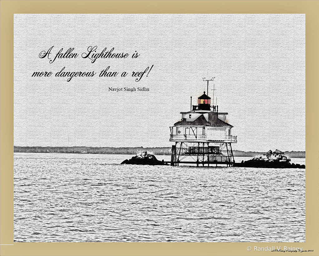 A Fallen Lighthouse...