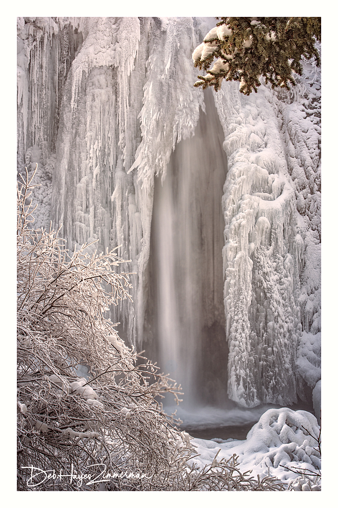 Lil Spearfish Falls with a Fringe - ID: 15977339 © Deb. Hayes Zimmerman