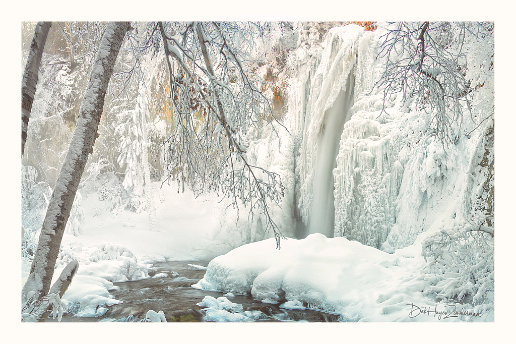 "Frozen" Lil Spearfish Falls - ID: 15977340 © Deb. Hayes Zimmerman