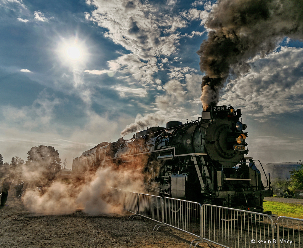 Locomotive #765 - A different side.