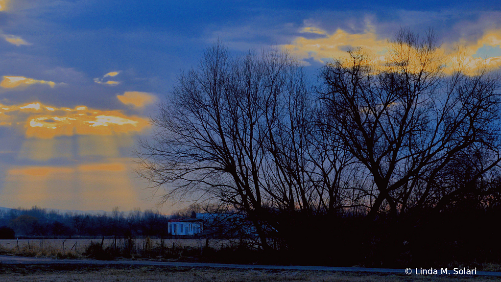 Sunrays On A Gloomy Day