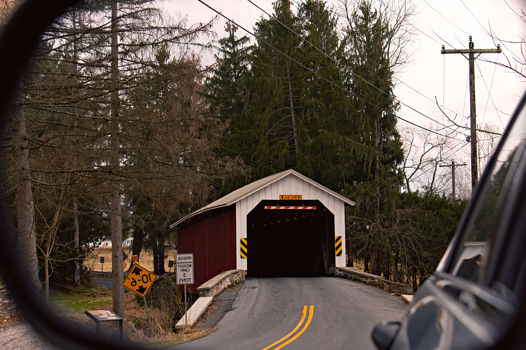 A Covered Bridge in the Rearview Mirror