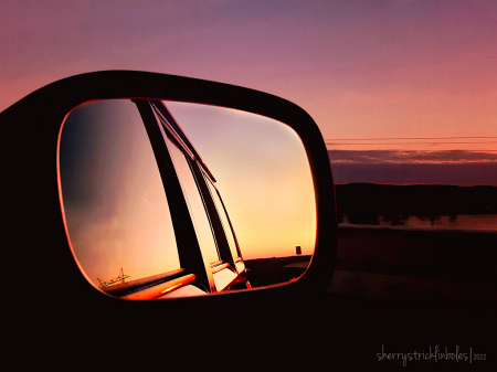 Sunset in the Rearview