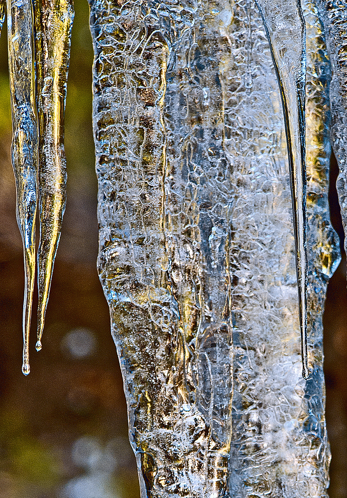 Lightpainted Icicle.