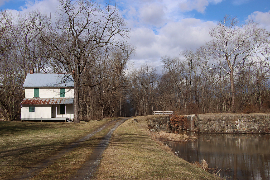 Lock House Along the Canal