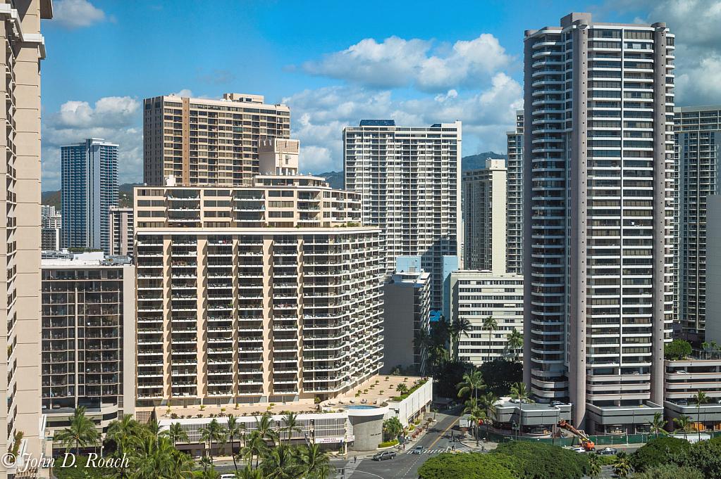 Honolulu Skyscrapers - ID: 15993960 © John D. Roach