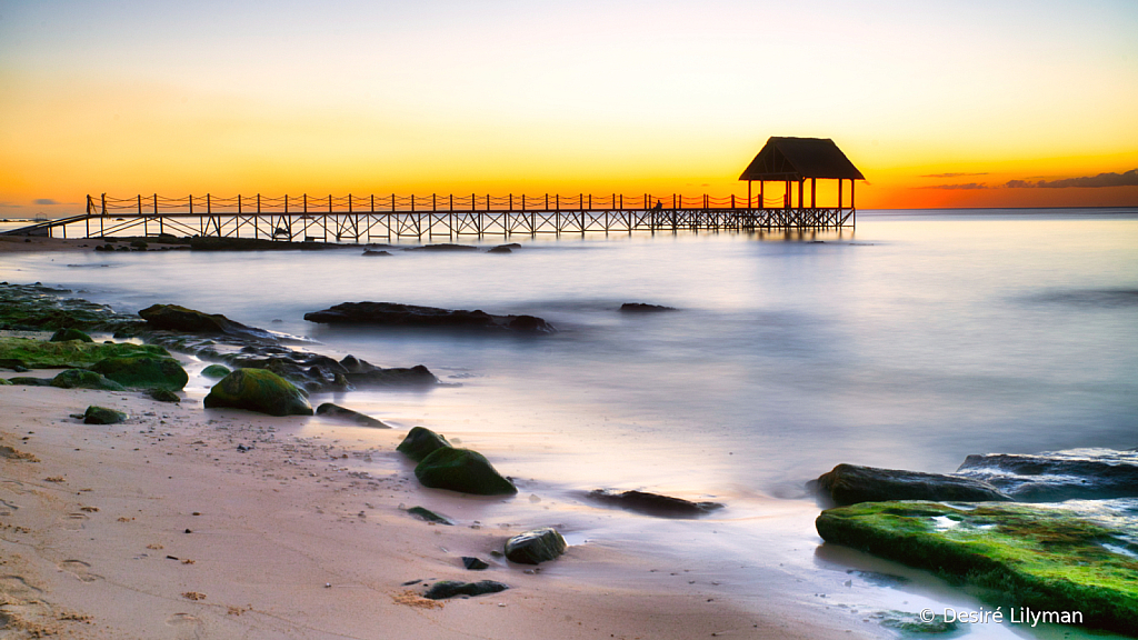 Long exposure at sunset