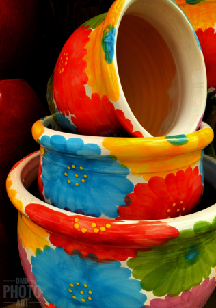 ~ ~ FANCY AND COLORFUL POTS ~ ~ 