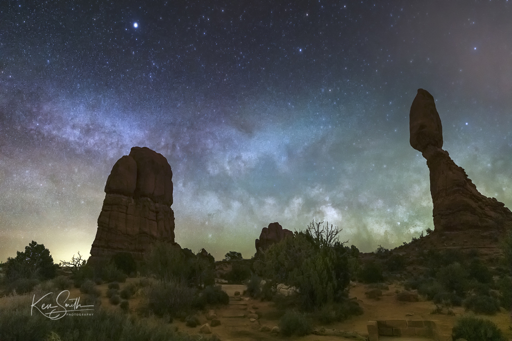 Milky Way at Balanced Rock