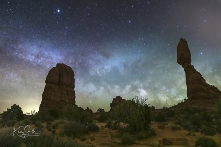 Milky Way at Balanced Rock