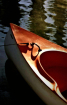 Red canoe rest