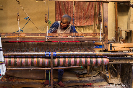 Weaver in Morocco