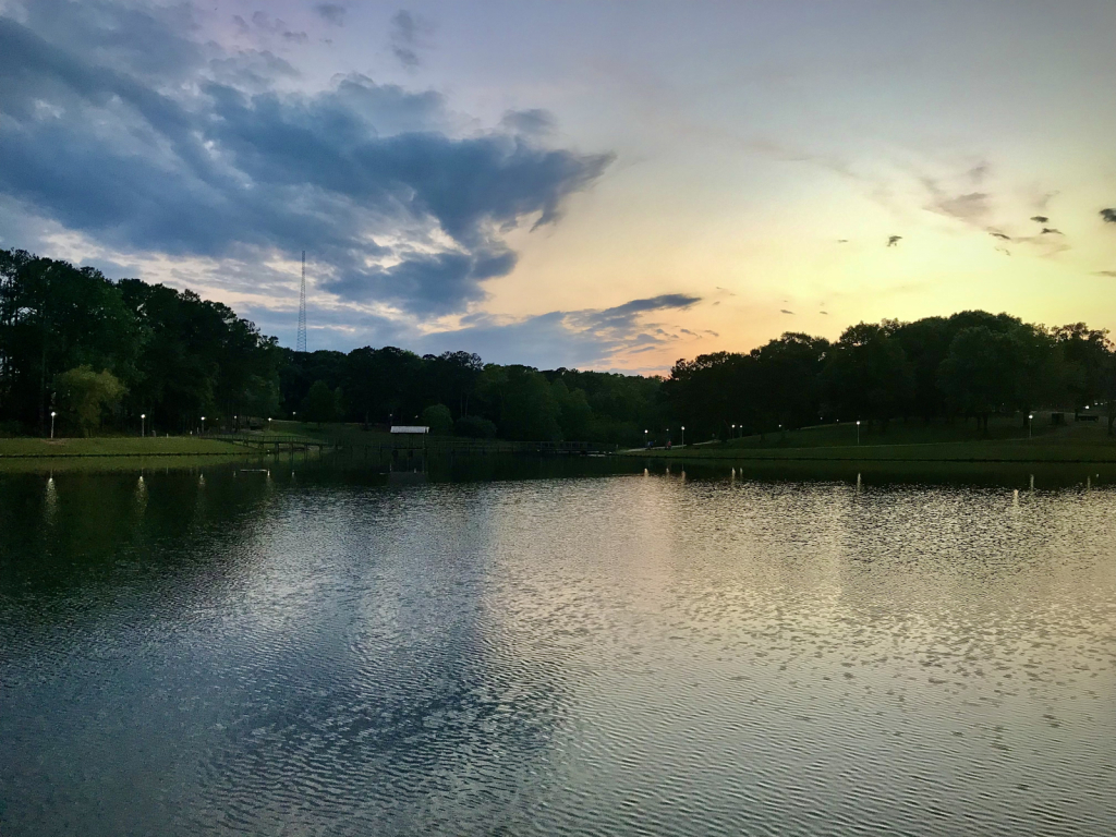 Sunset pond - ID: 16000996 © Elizabeth A. Marker