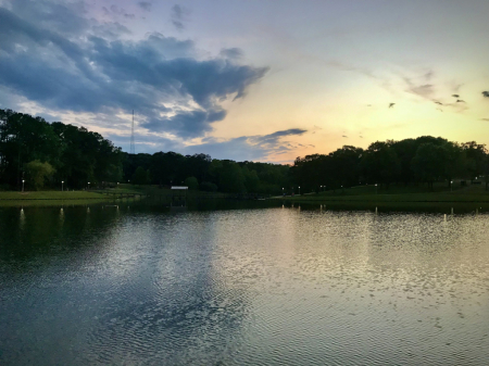 Sunset pond